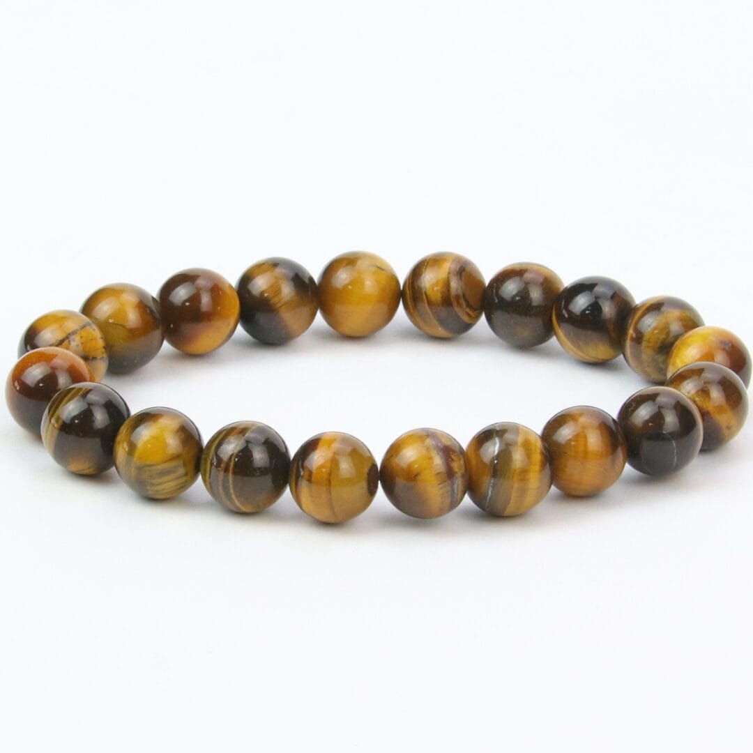 Bracelet en Œil de Tigre 10mm
