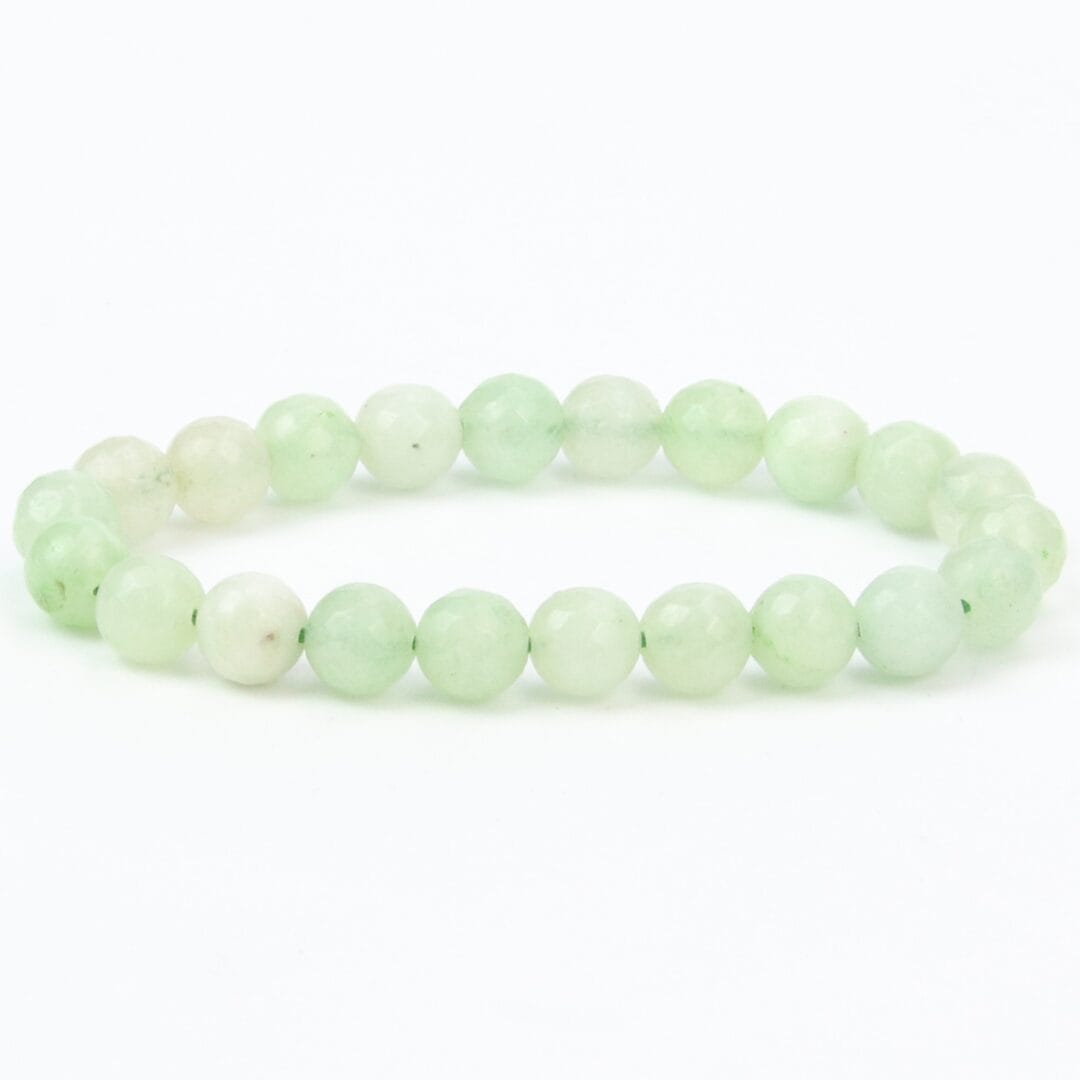 Bracelet en Jade Vert 8mm