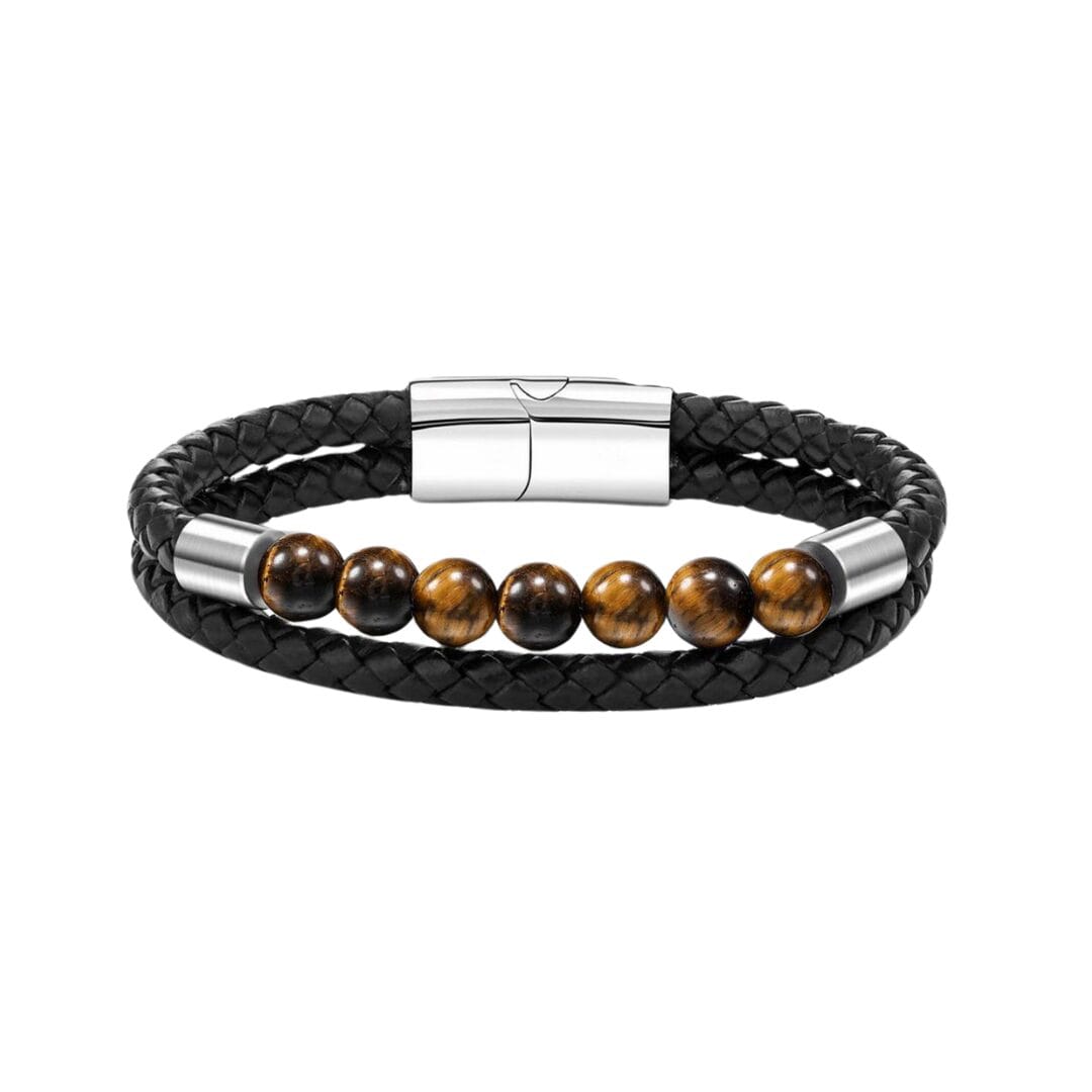 Bracelet Raffiné œil de tigre double
