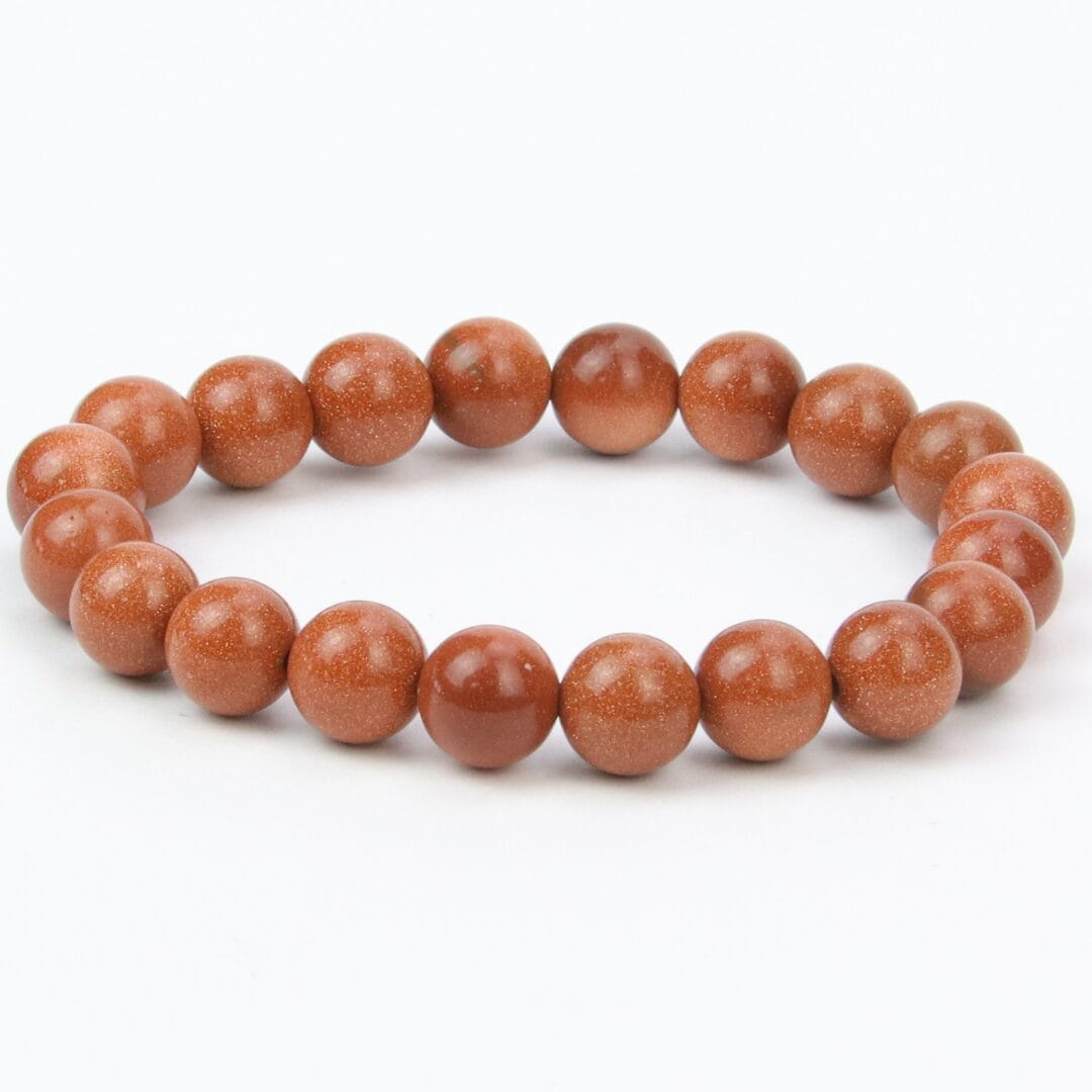 Bracelet en Pierre de Soleil 10mm