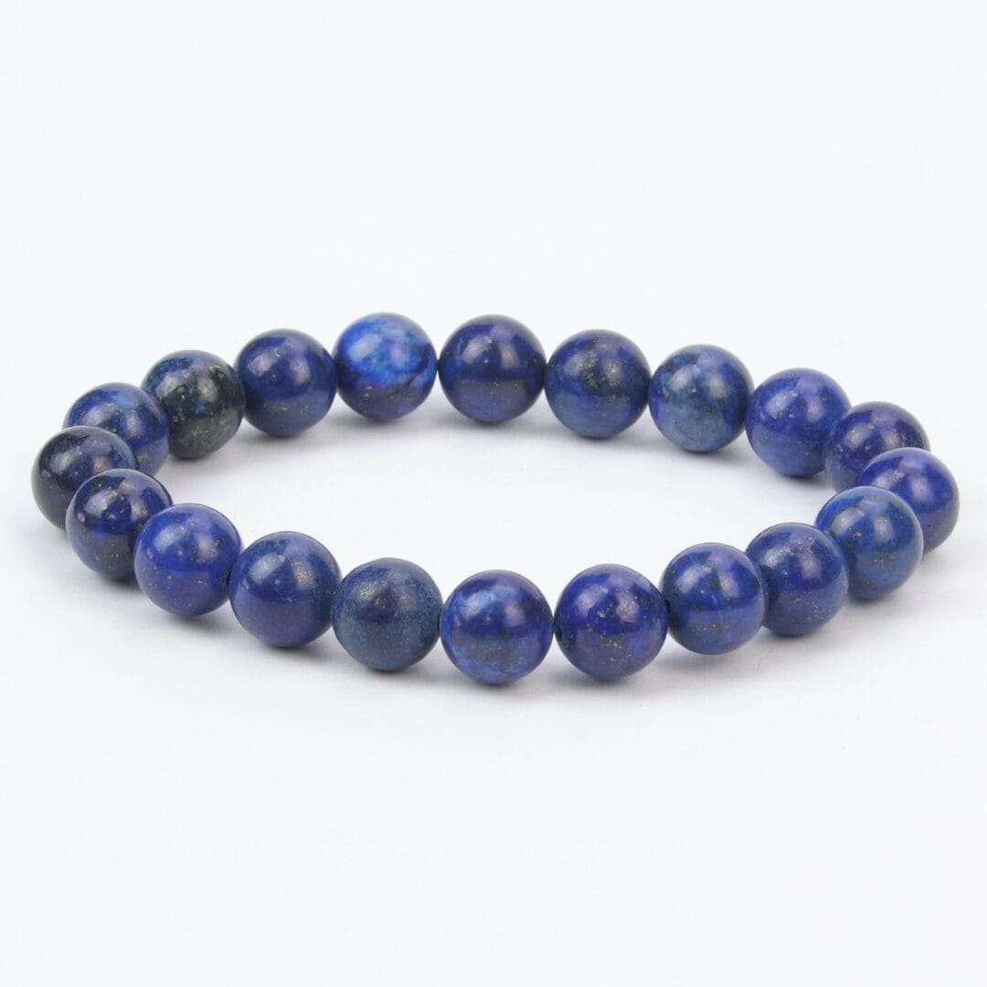 Bracelet en Pierre Naturelle Lapis Lazuli 10mm