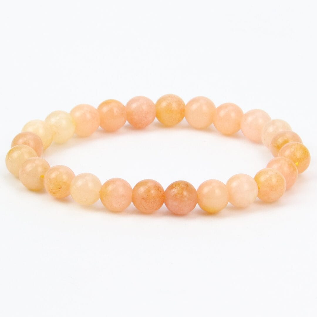 Bracelet en Aventurine Pêche 8mm